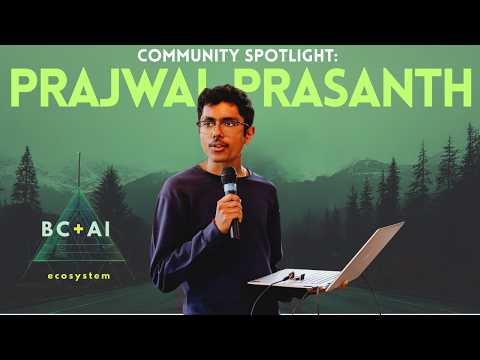 Recording of Prajwal Prashanth discussing their project.