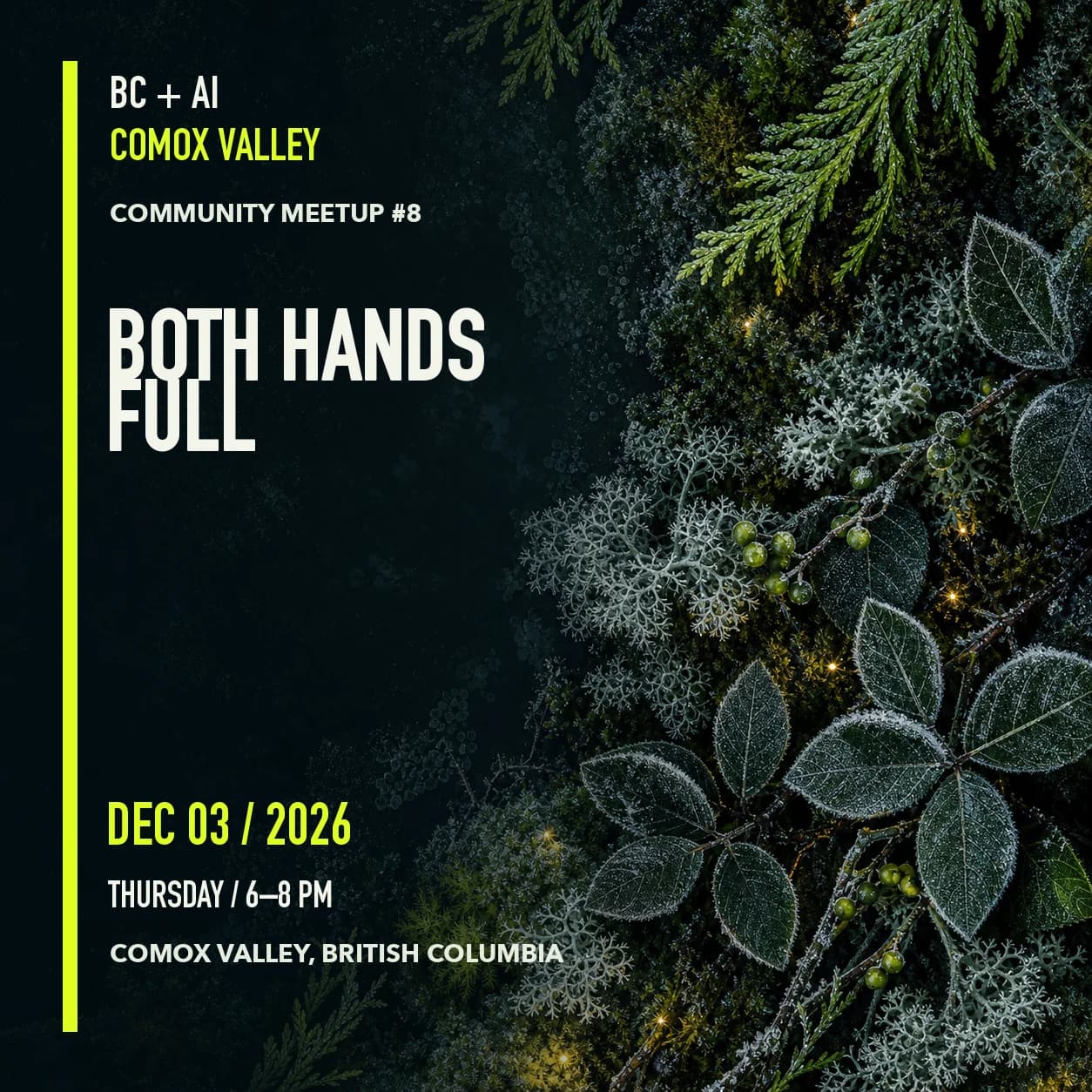 Comox Valley AI community gathering.