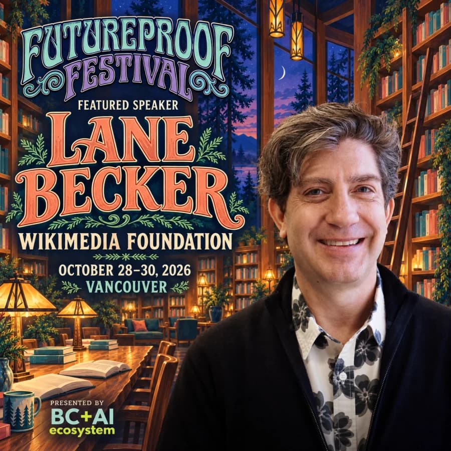 Official Futureproof Festival artwork for Lane Becker