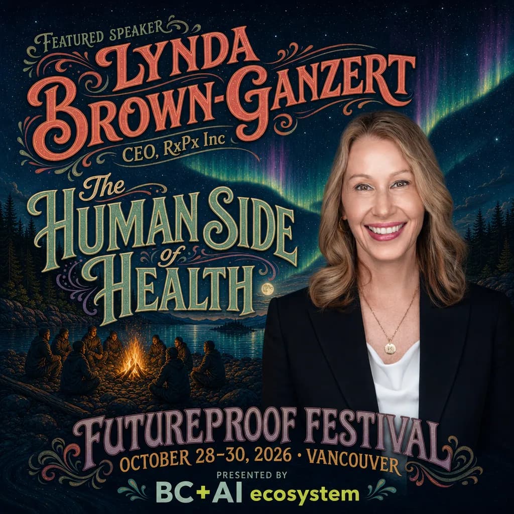 Official Futureproof Festival speaker poster for Lynda Brown-Ganzert