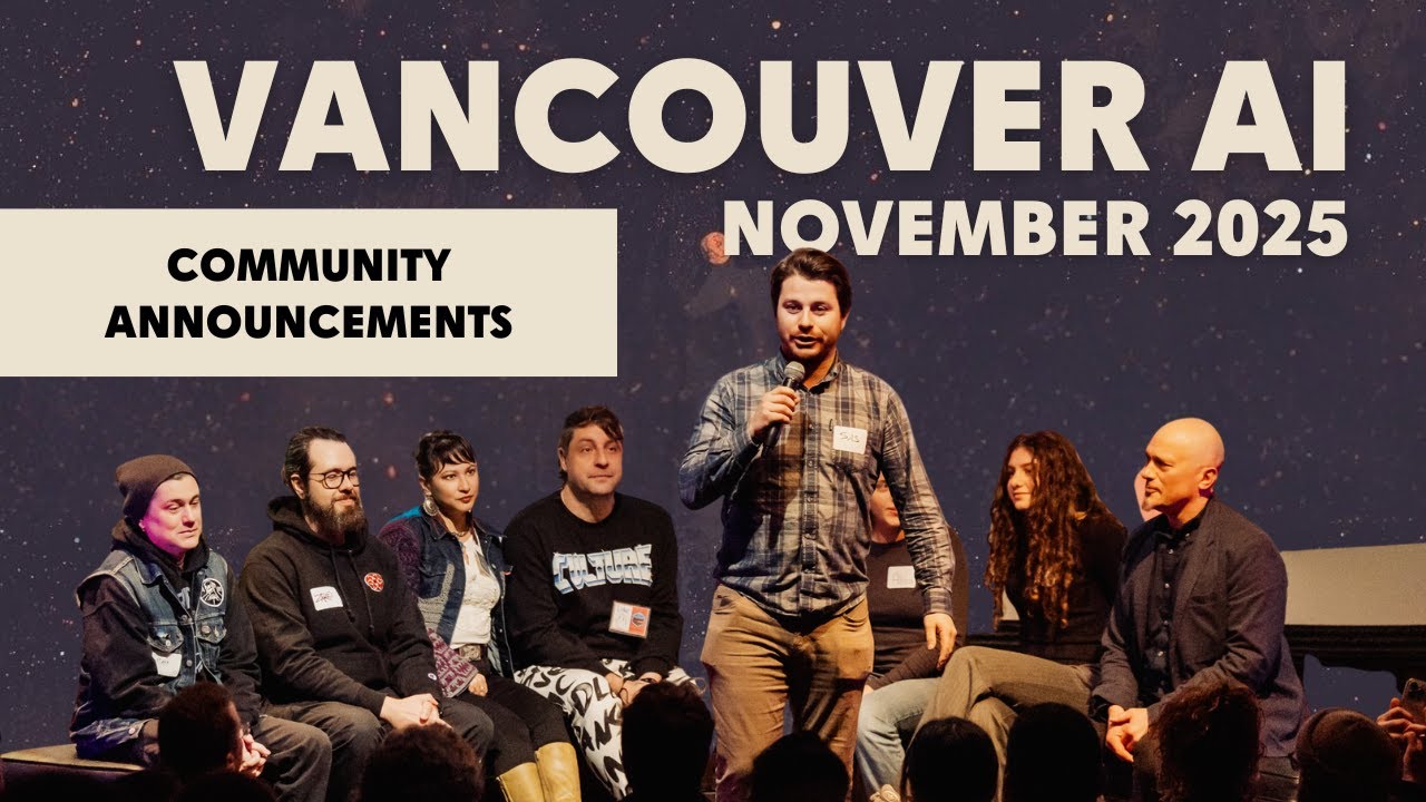 Vancouver AI Highlights: Community Announcements (Nov 2025)