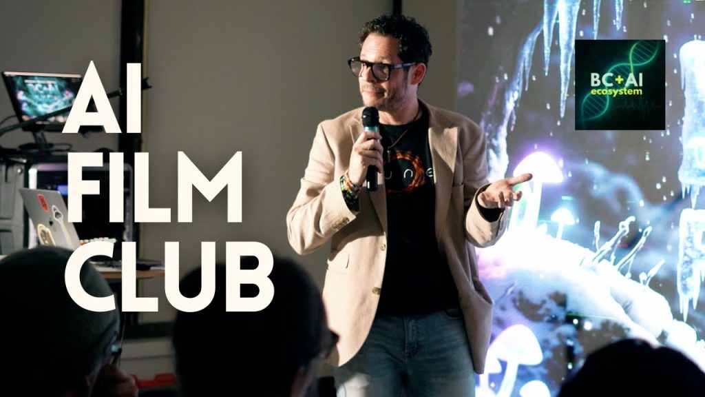 AI Film Club launch night thumbnail for the future of film and animation.