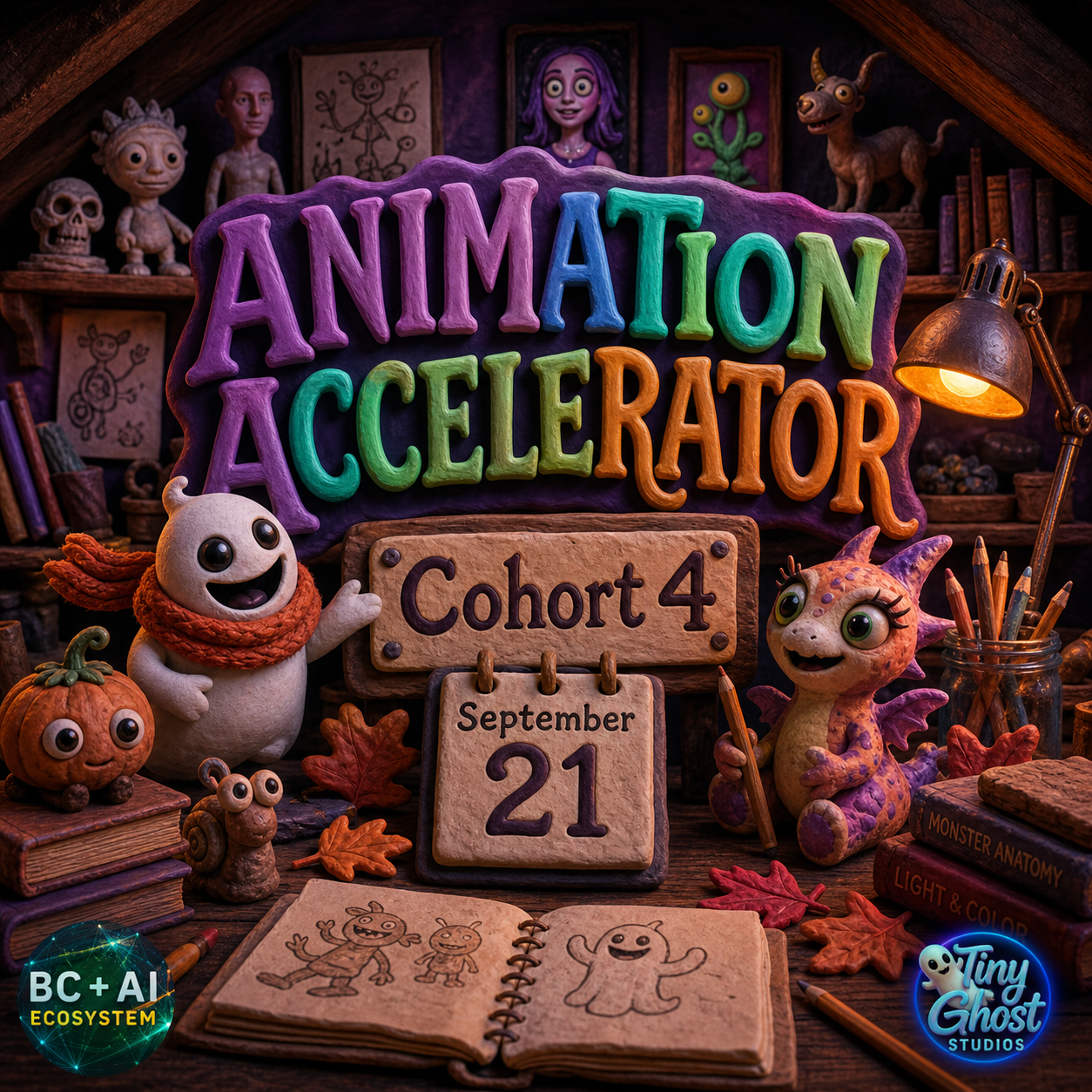 AI Animation Accelerator Cohort 4 cover art with September 21 date